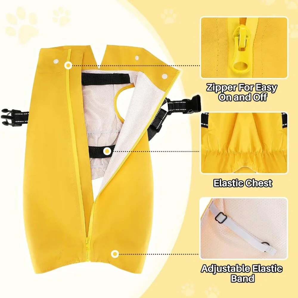 Dog Raincoat Size: Small